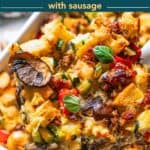 Breakfast Casserole Pinterest image.