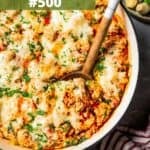 Meal plan 500 social media image with text overlay.