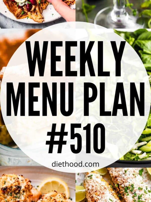 Menu Plan 510 Collage with text overlay.