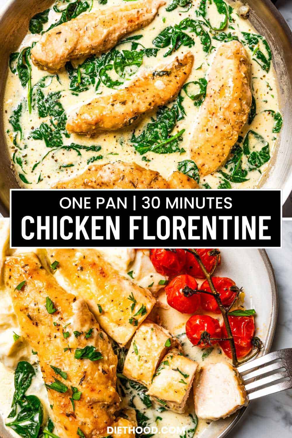 Chicken Florentine | Diethood