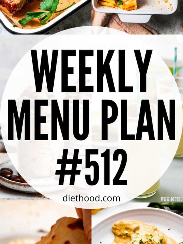 Menu Plan 512 collage with text overlay.
