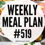 Meal plan 519 collage with text overlay.
