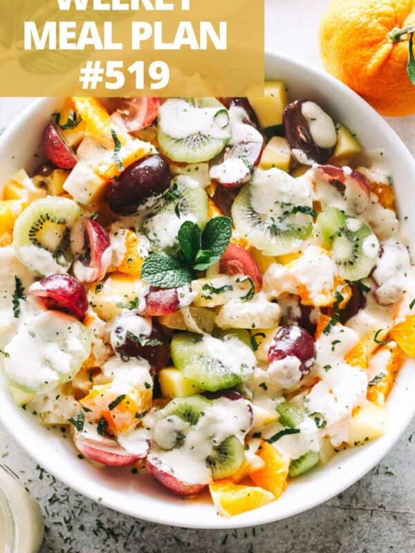 Meal plan 519 social media sharing image with text overlay.