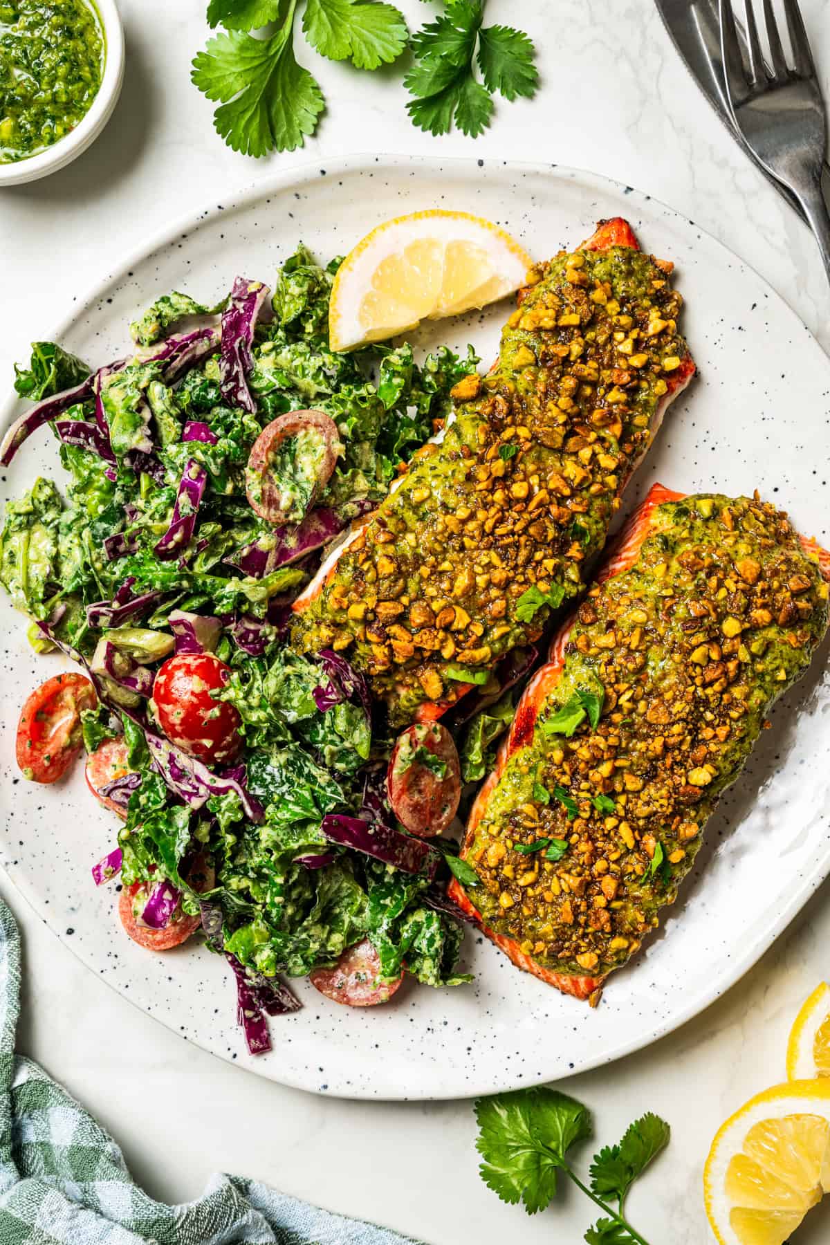 Pistachio-Crusted Salmon (Simple & Flavorful!) Pistachio-Crusted Salmon (Simple & Flavorful!)