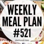 Meal plan 521 collage with text overlay.