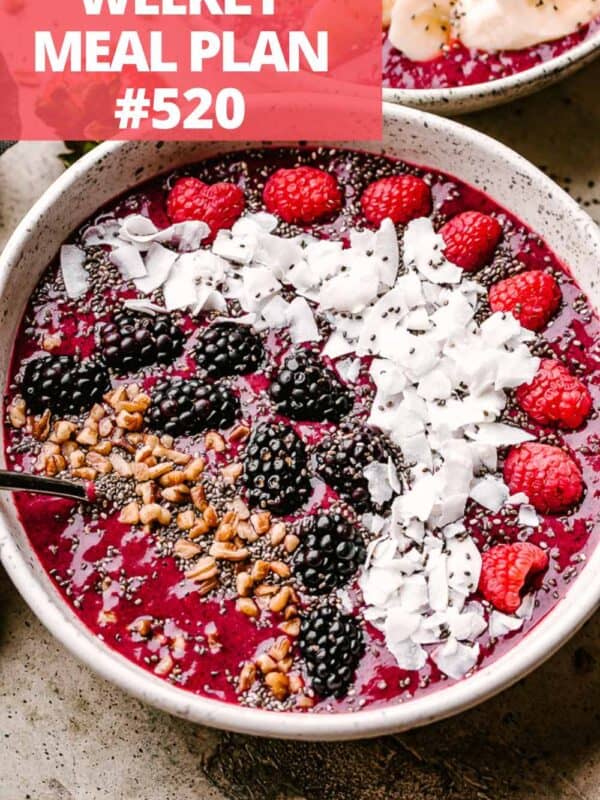 Meal plan 520 social media sharing image with text overlay.
