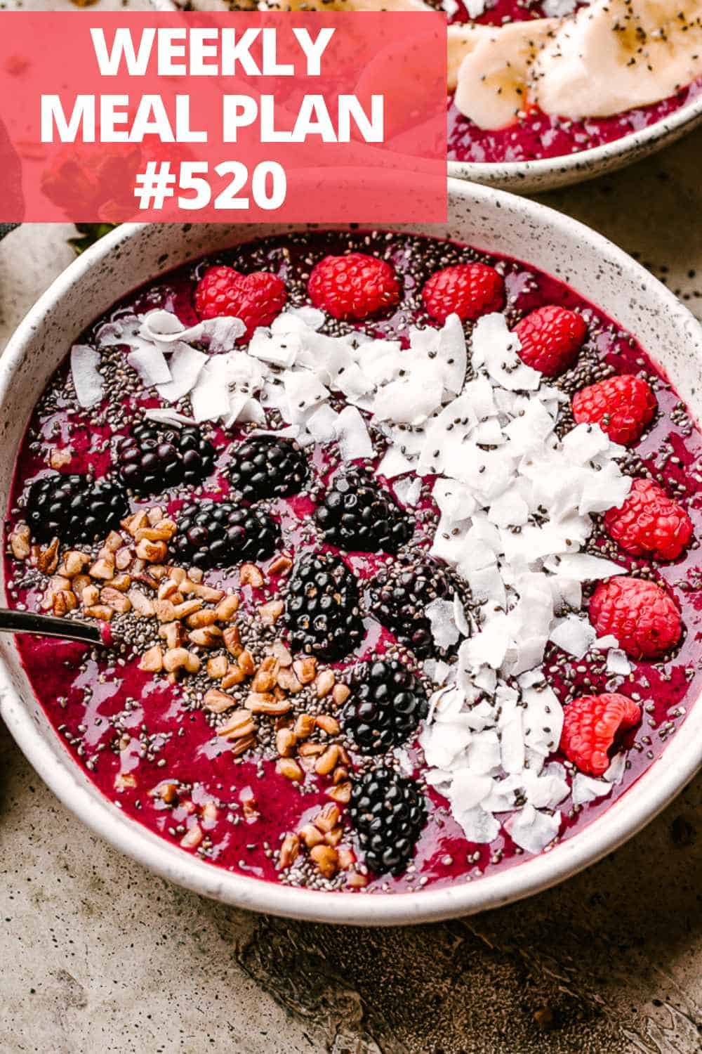 Weekly Meal Plan 520