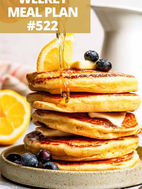 Weekly Meal Plan 522 by Diethood