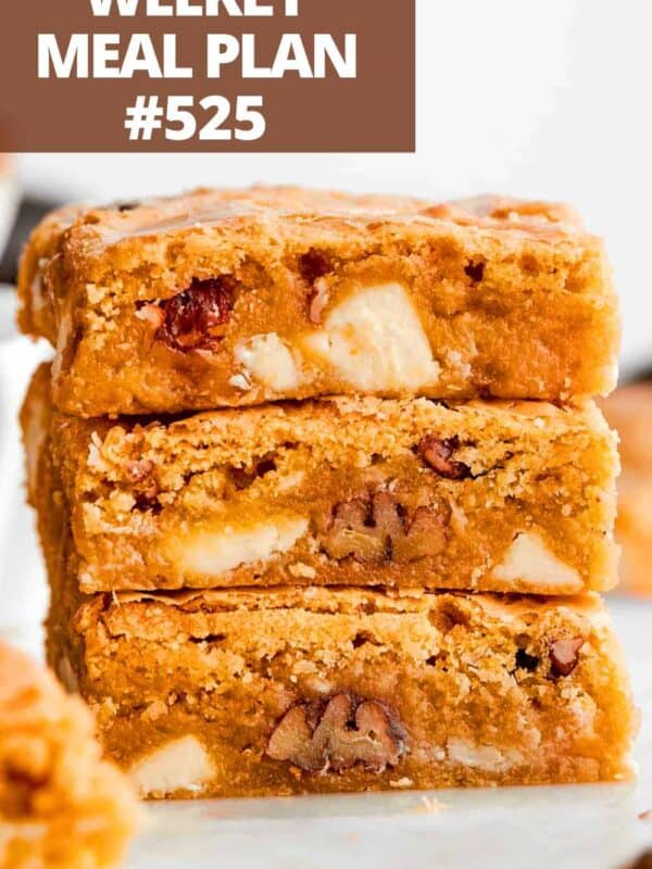 Weekly Meal Plan 525 by Diethood