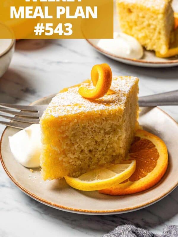 A diamond-cut slice of cake served on a plate.